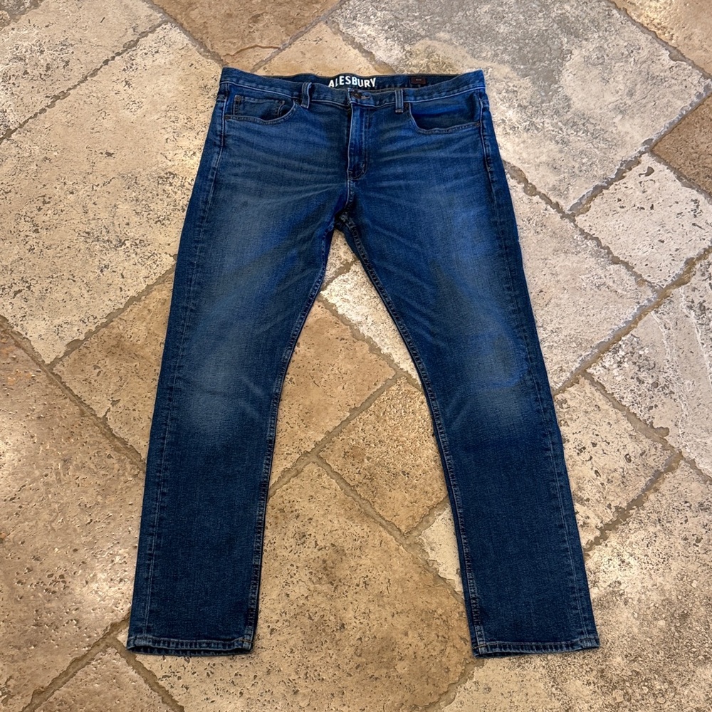 Alesbury Men's Slim Fit Jeans - Deep Blue